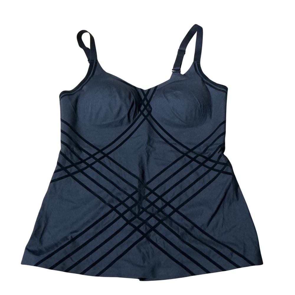 Honeylove LiftWear Cami Shapewear Women XL Shadow Grey Compression Tank Top